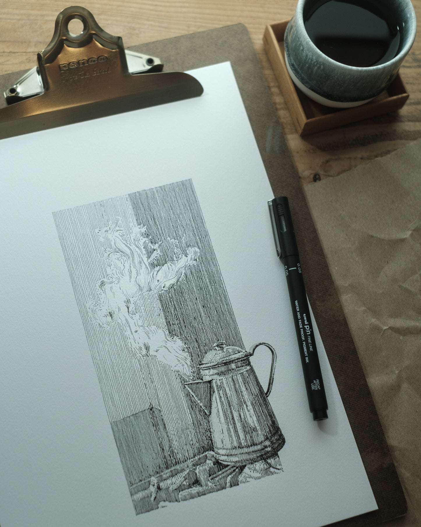 Steeping in Stillness - Original