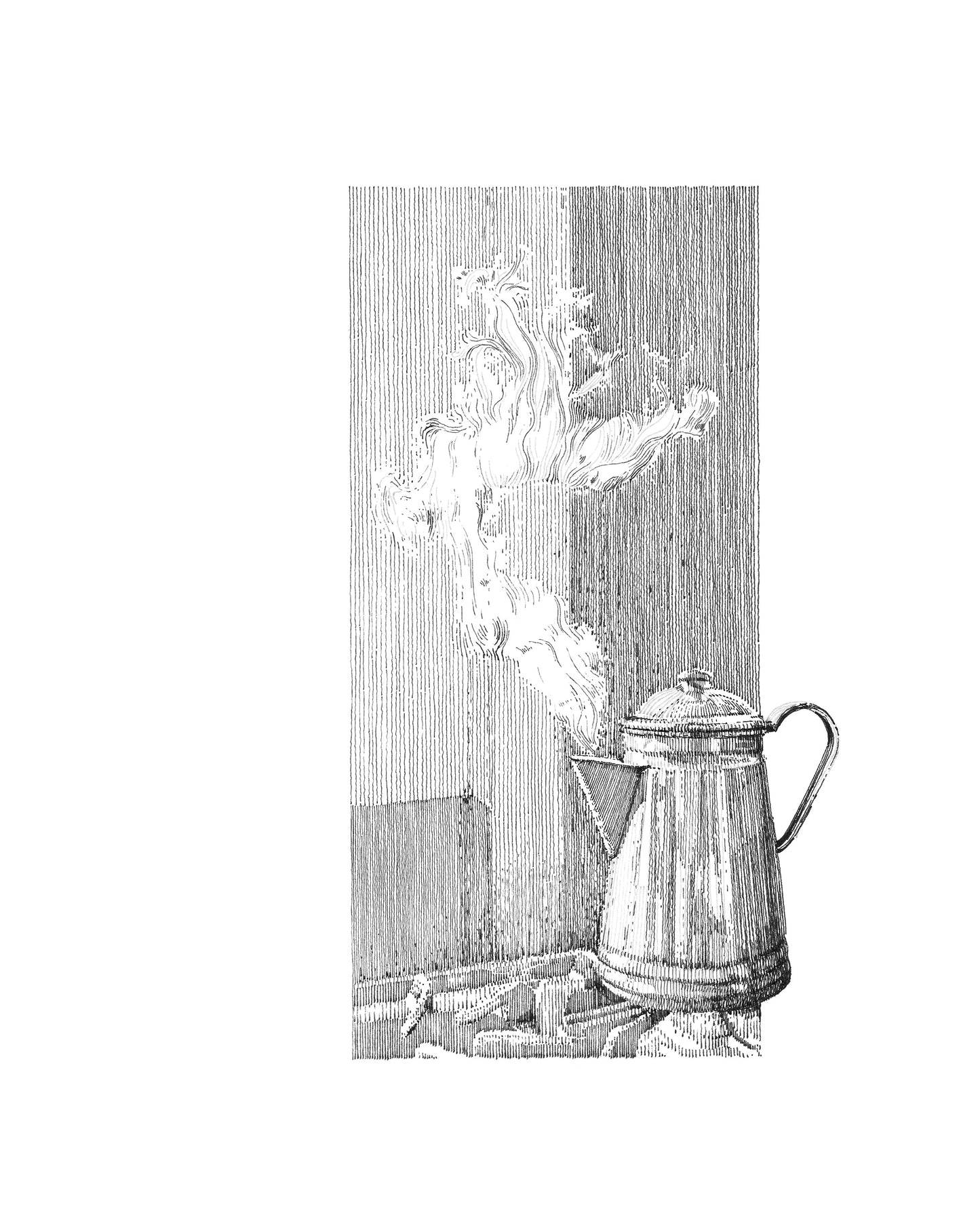 Tea pot - Original Original drawing