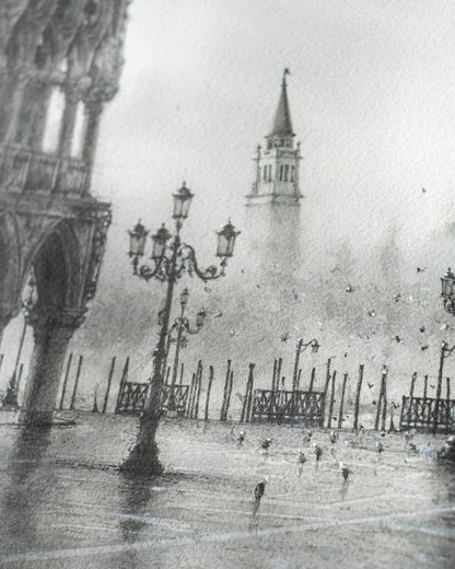 Silent Morning in Venice - Original