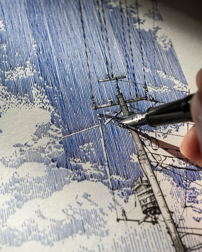 Tangled with Clouds - Original