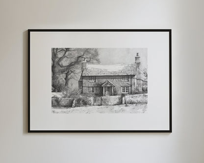 Cottage - Original Original drawing