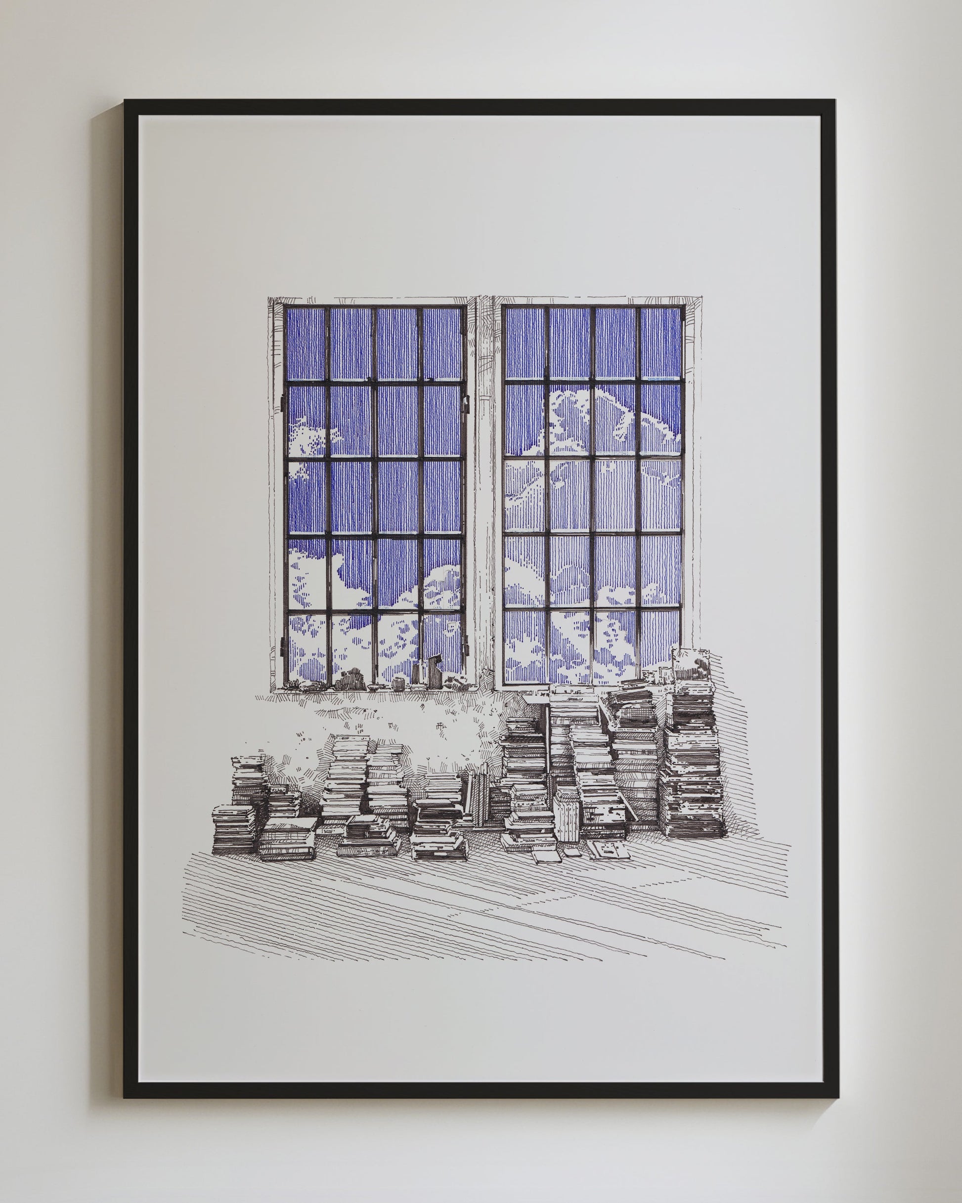 By the window - Original Original drawing