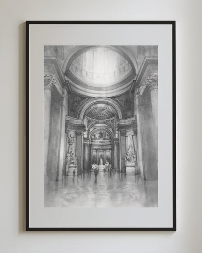 The Panthéon Paris - Original Original drawing