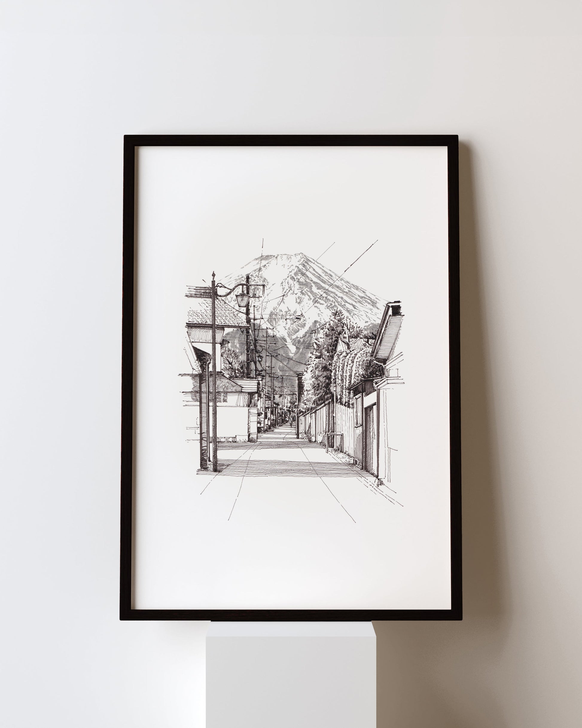 Japan Mt Fuji - Original Original drawing