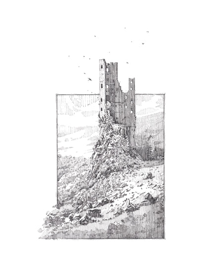 Ruined castle Prints